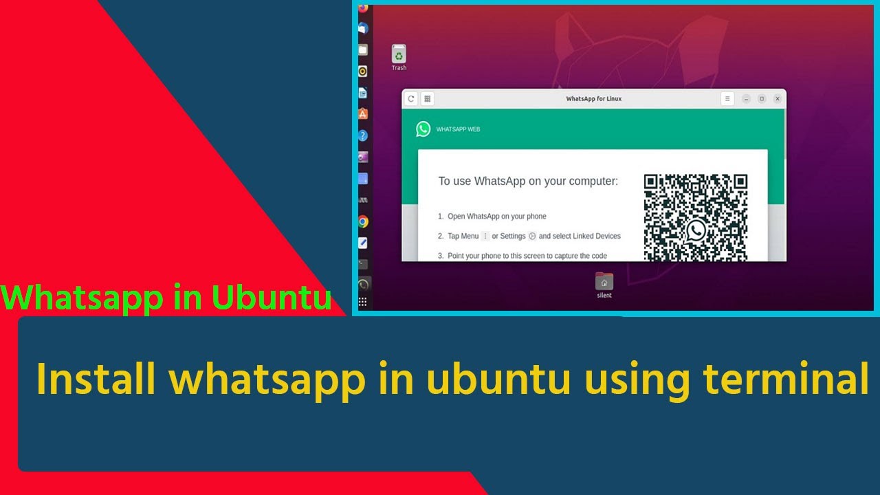 how to install whatsapp in ubuntu using terminal