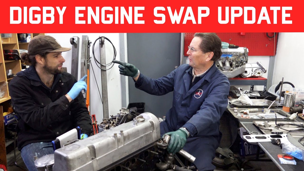Mercedes Diesel Engine Transplant: Digby's OM617 Gets a Make Over for Christmas