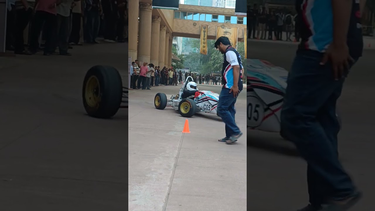 Formula bharat F1 race car #thakur college #mechenical #💙💜🤎💛🩵🧡❤️💚