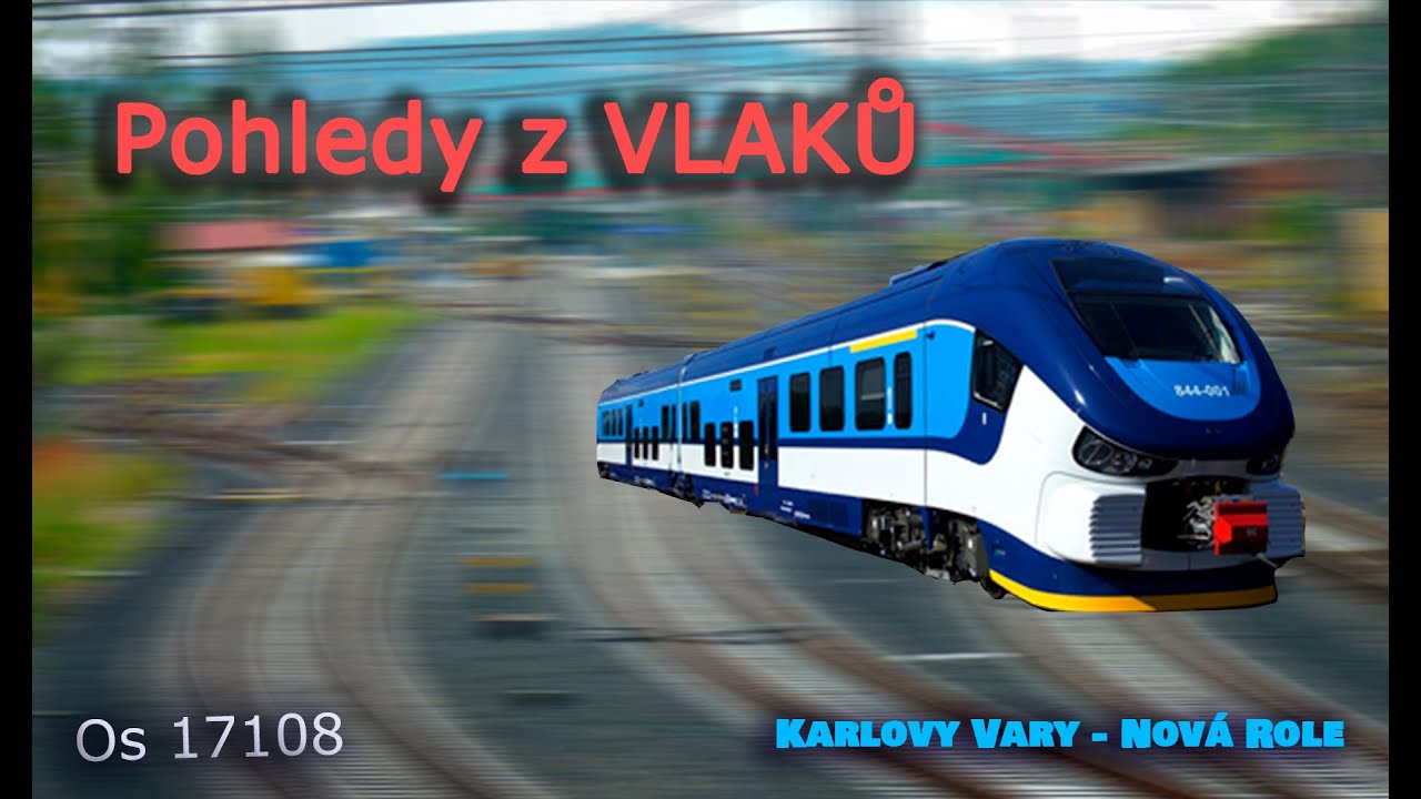 [Pohledy z vlaků #1] Pohled cestujícího z vlaku Os 17108 (Karlovy Vary d.n. - Nová Role)