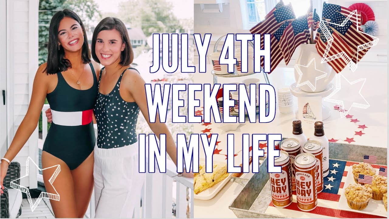 VLOG: weekend in my life | prepping for the weekend, july 4th + giveaway!