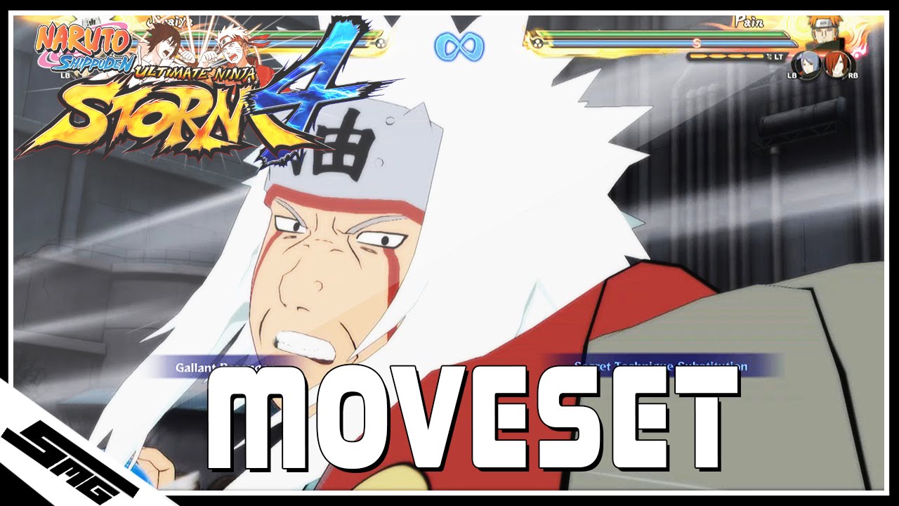 Naruto Ultimate Ninja Storm 4 - Jiraiya COMPLETE Moveset