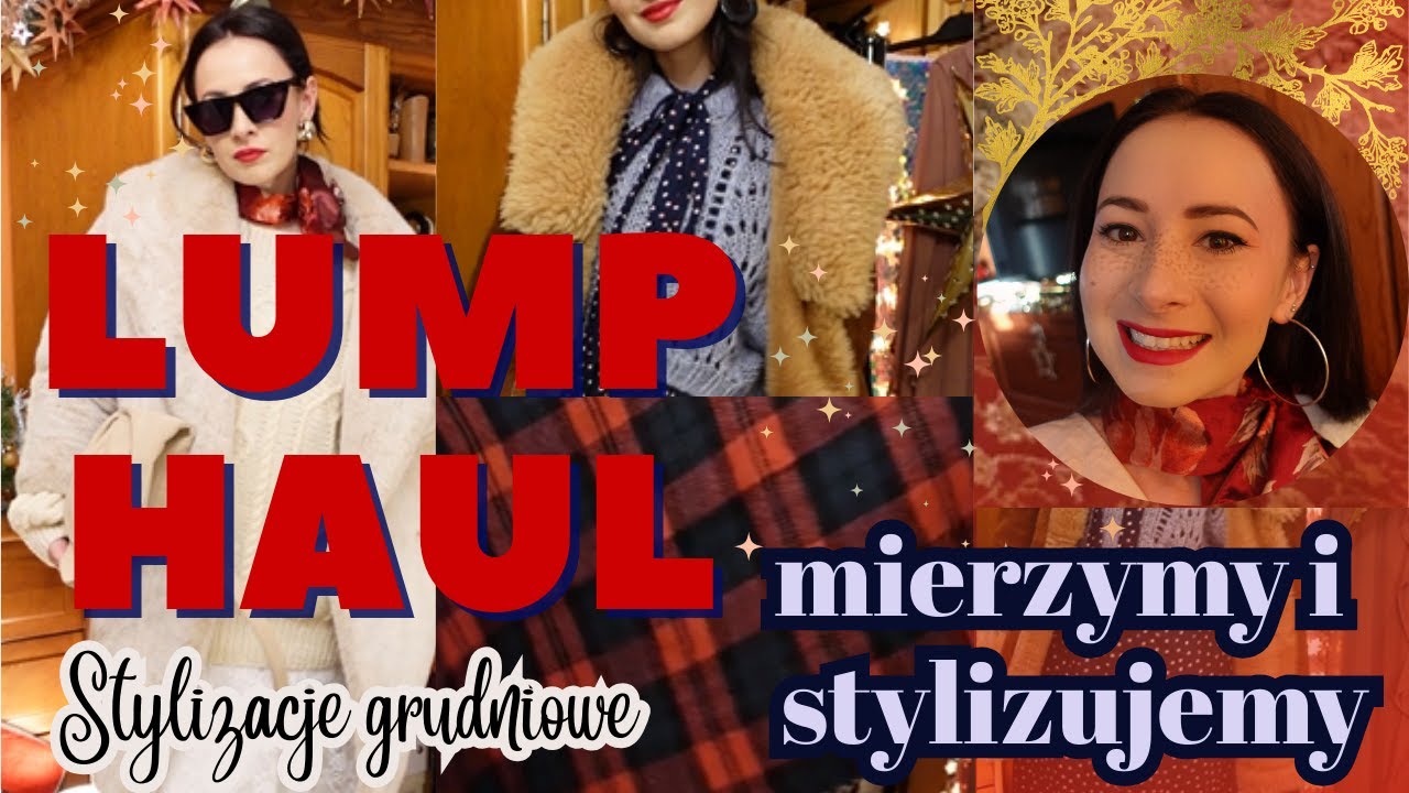 HAUL LUMPEKSOWY mierzymy i stylizujemy zakupy z lumpeksu / grudniowe STYLIZACJE BEZ NUDY!