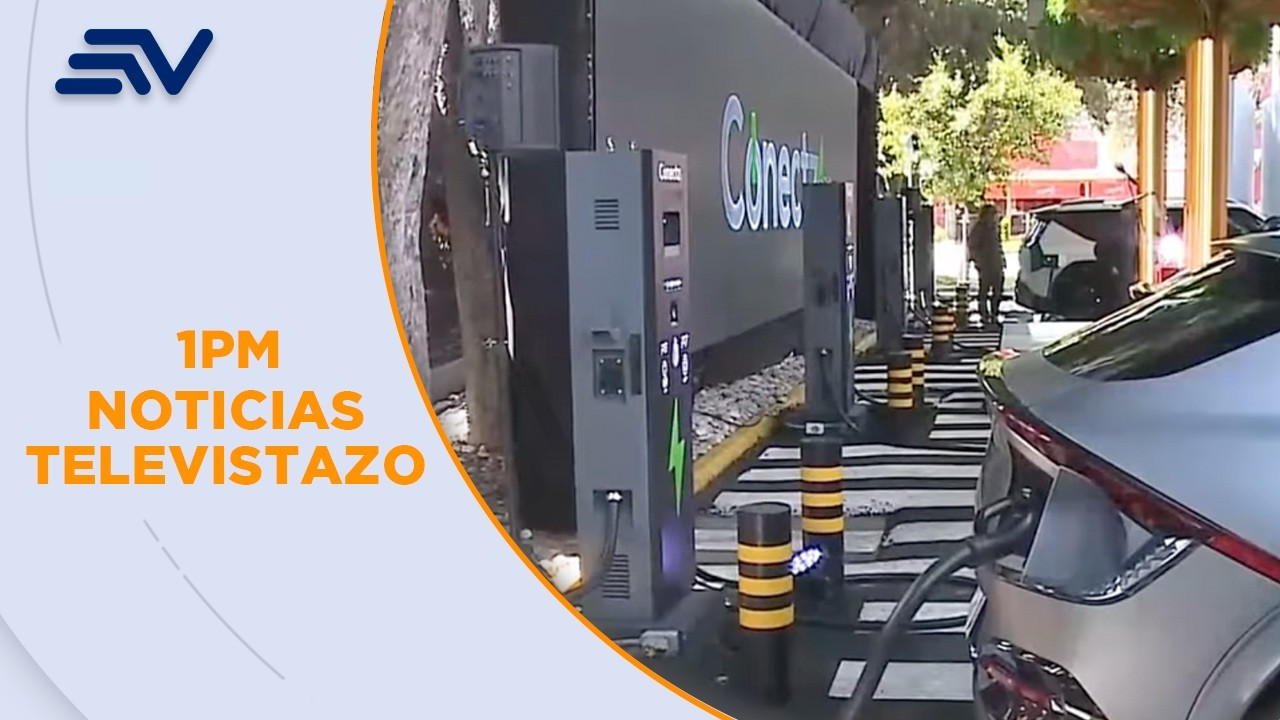 Conectz inauguró primera plaza de carga ultrarrápida en Quito | Televistazo | Ecuavisa