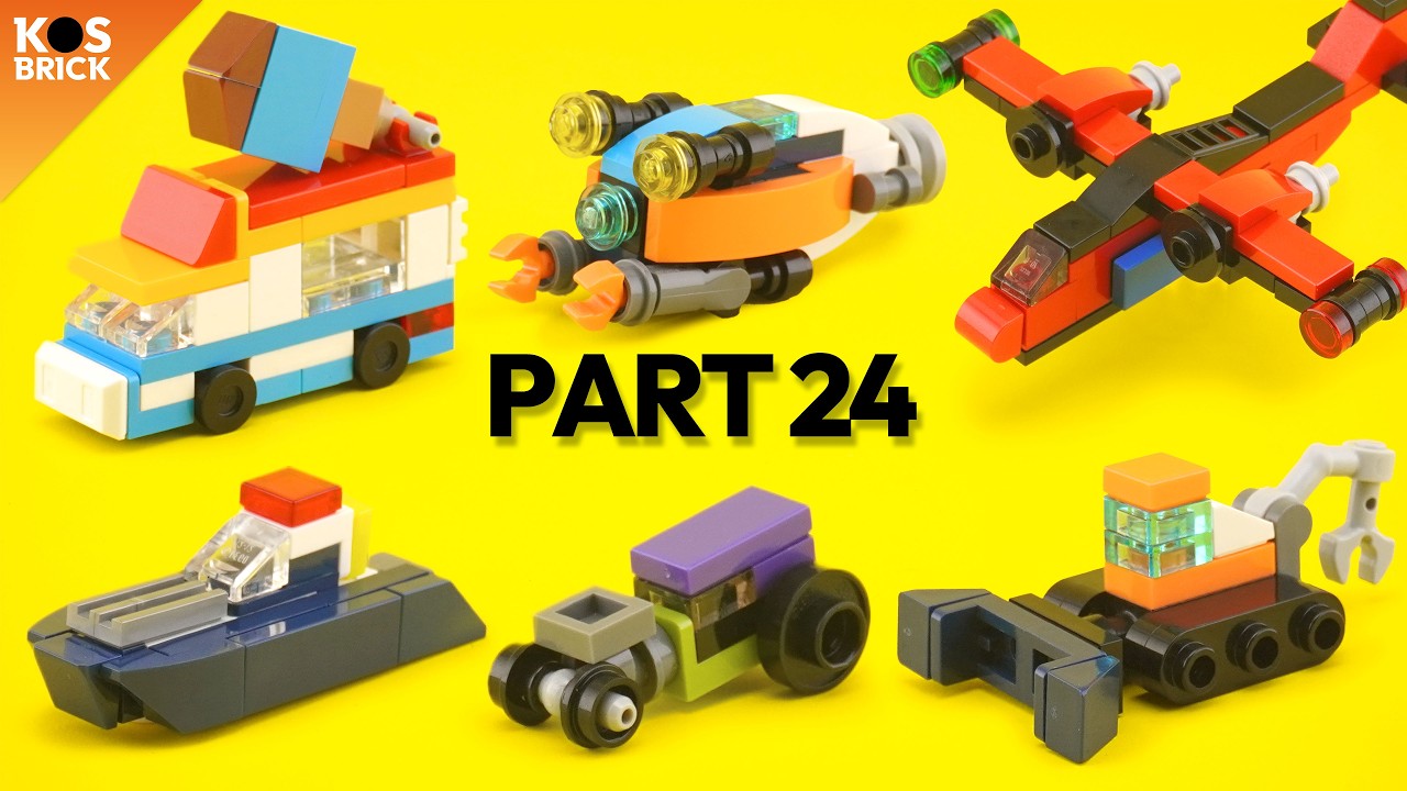 Pojazdy Lego City w wersji mini &ndash; część 24 (Poradnik)