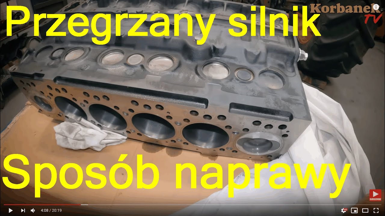 Przegrzany i odkształcony blok silnika 👉Sposób naprawy👉 ciągnik Fendt 930 [Korbanek]