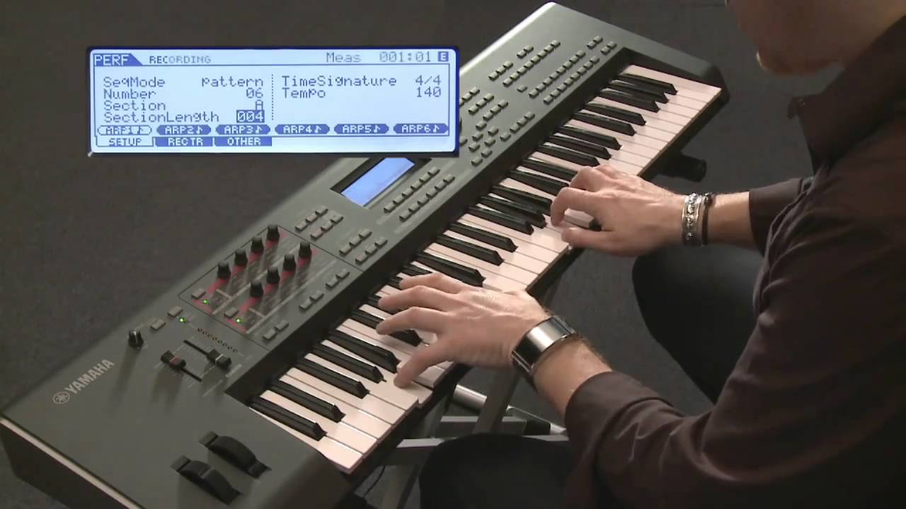 Yamaha MOX6/MOX8 - Прямая запись исполнения