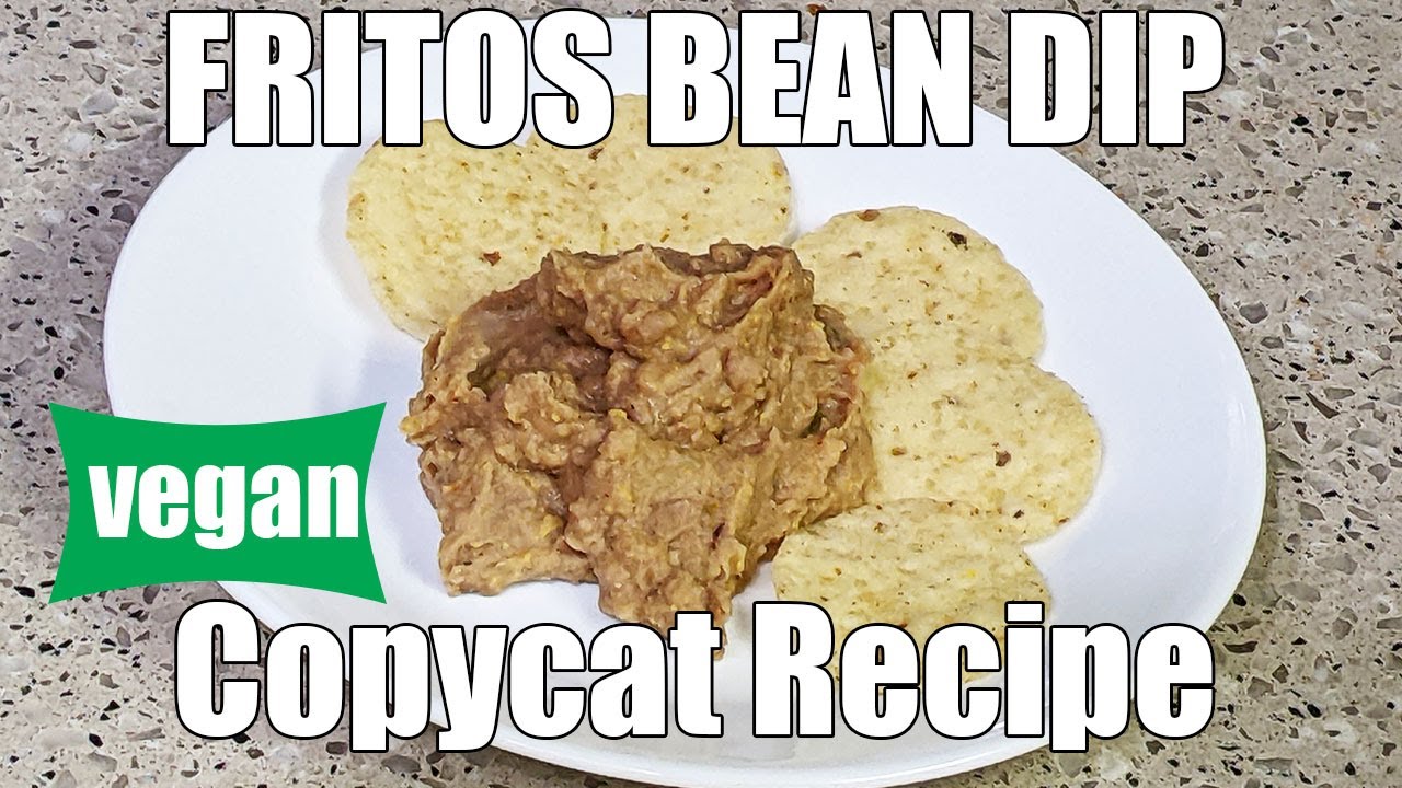 Vegan Frito Lay Bean Dip Copycat Recipe | Homemade Refried Beans | pinto bean recipe