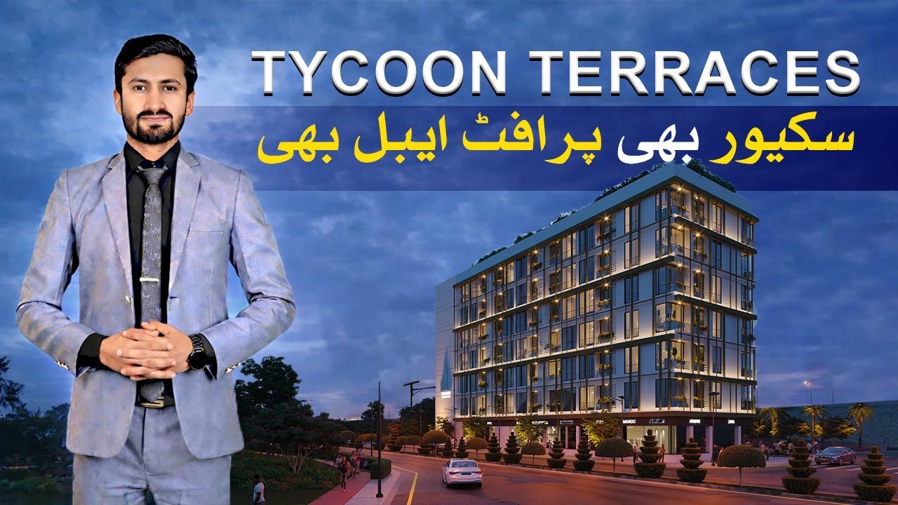 Tycoon Terraces Bahria Town Lahore Secure Investment | Apartments and Shops for sale on installments