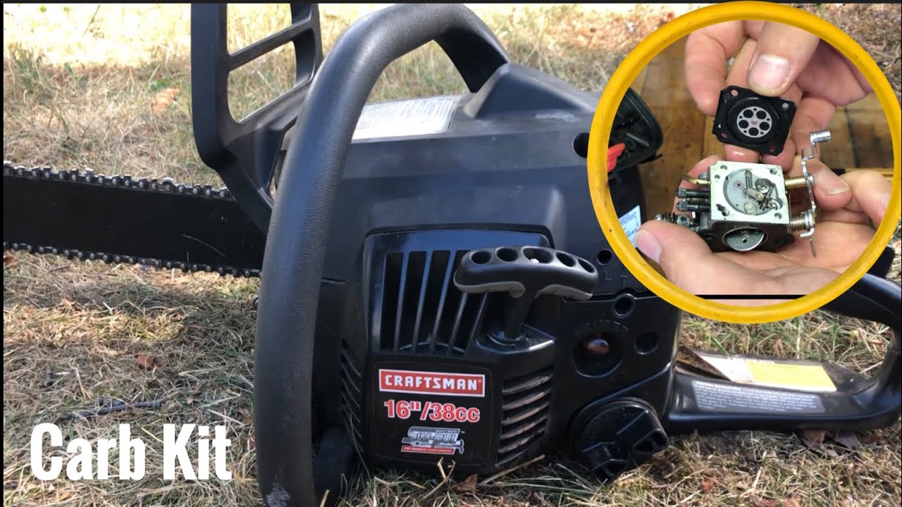Carb Kit for Craftsman Chainsaw 38cc