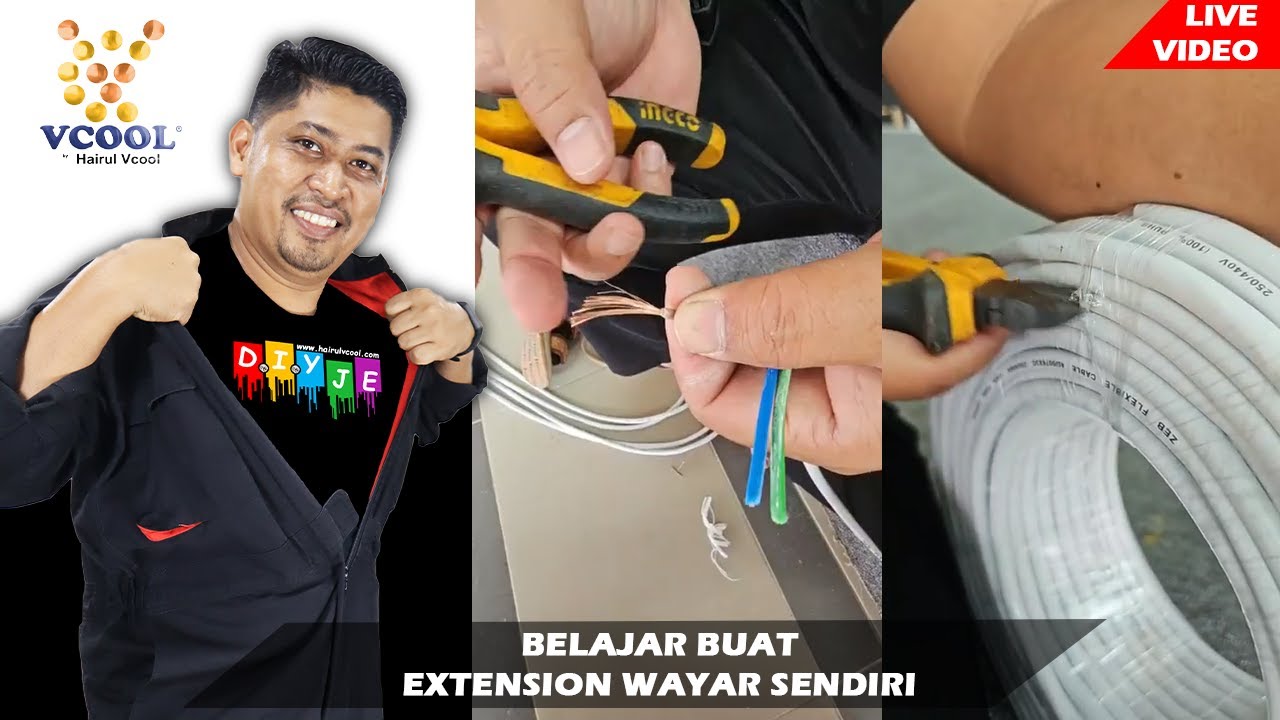 BELAJAR BUAT EXTENSION WAYAR SENDIRI