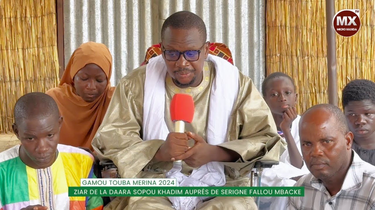 Gamou 2024 Ziar de la Daara Sopou Khadim auprès de Serigne Fallou Mbacké