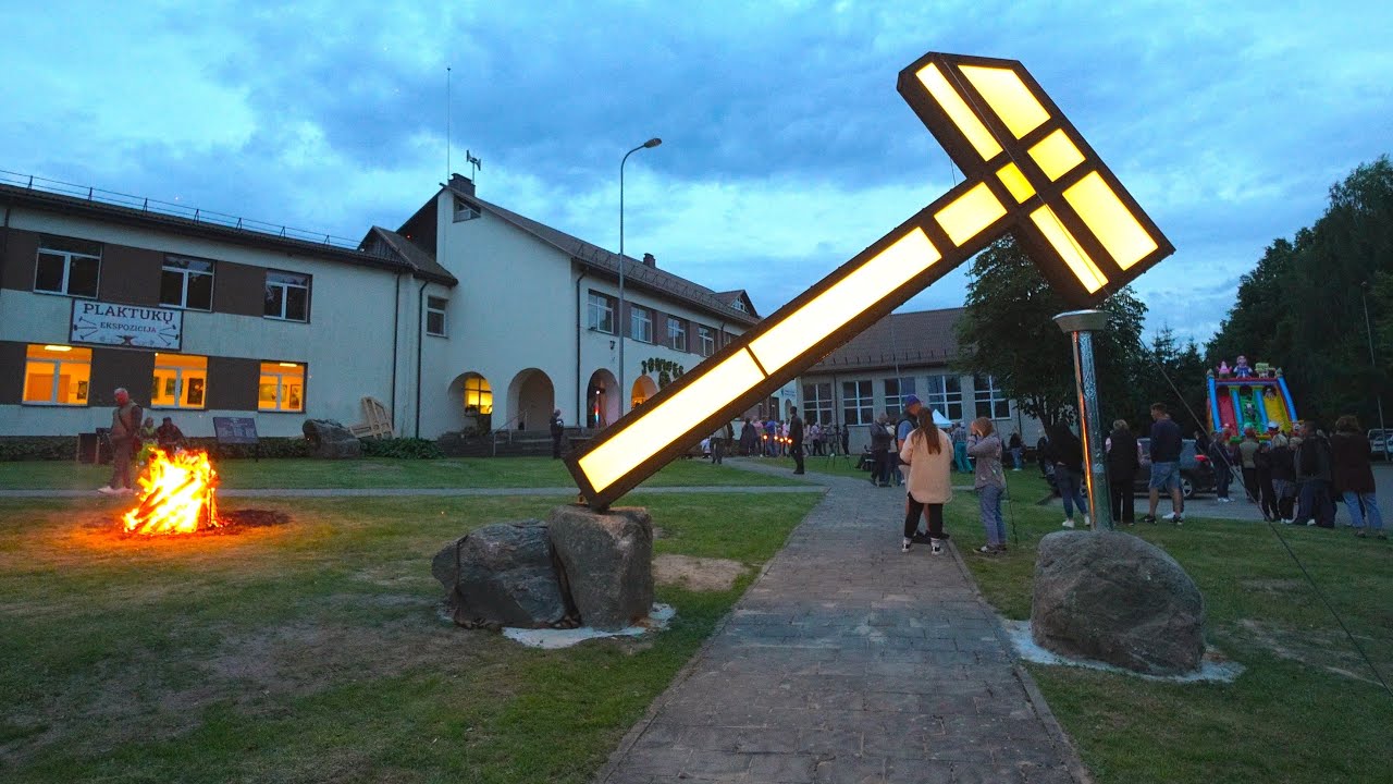 2025 06 23  Paminklo Plaktukui atidengimo iškilmės Linkmenyse per Jonines.