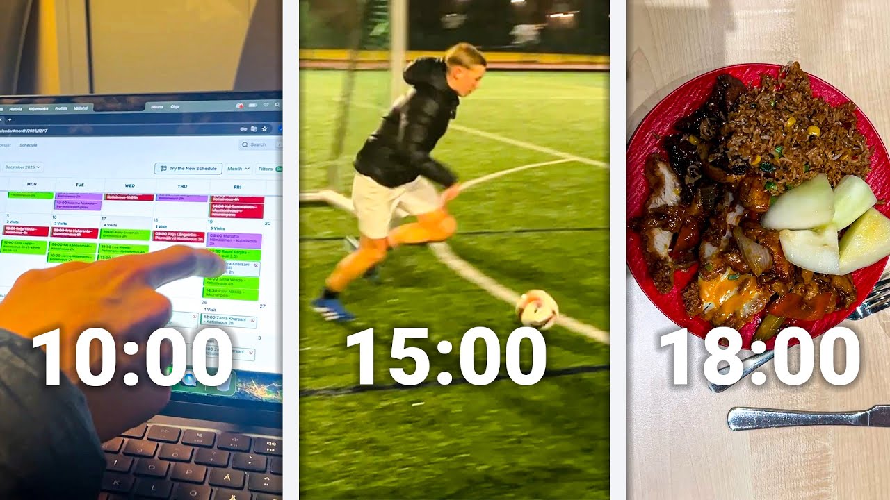Päivä 17v Jalkapalloilijan / Yrittäjän Elämässä #4