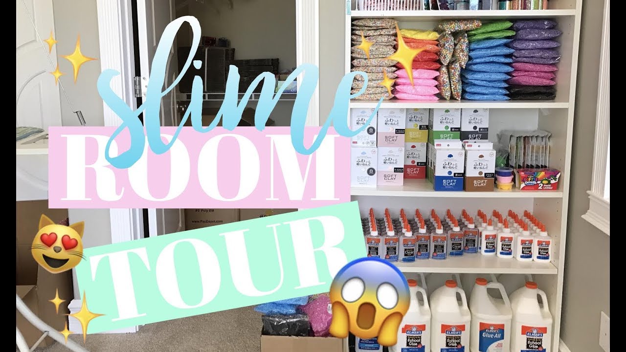 SLIME ROOM TOUR!!