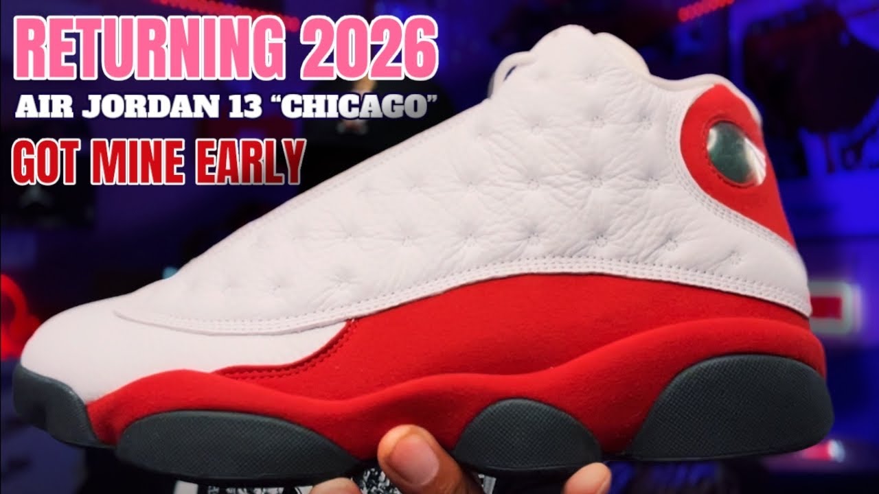 THE AIR JORDAN 13 “CHICAGO” RETURNS 2026 BUT I GOT MINE EARLY ! 🤯🤯