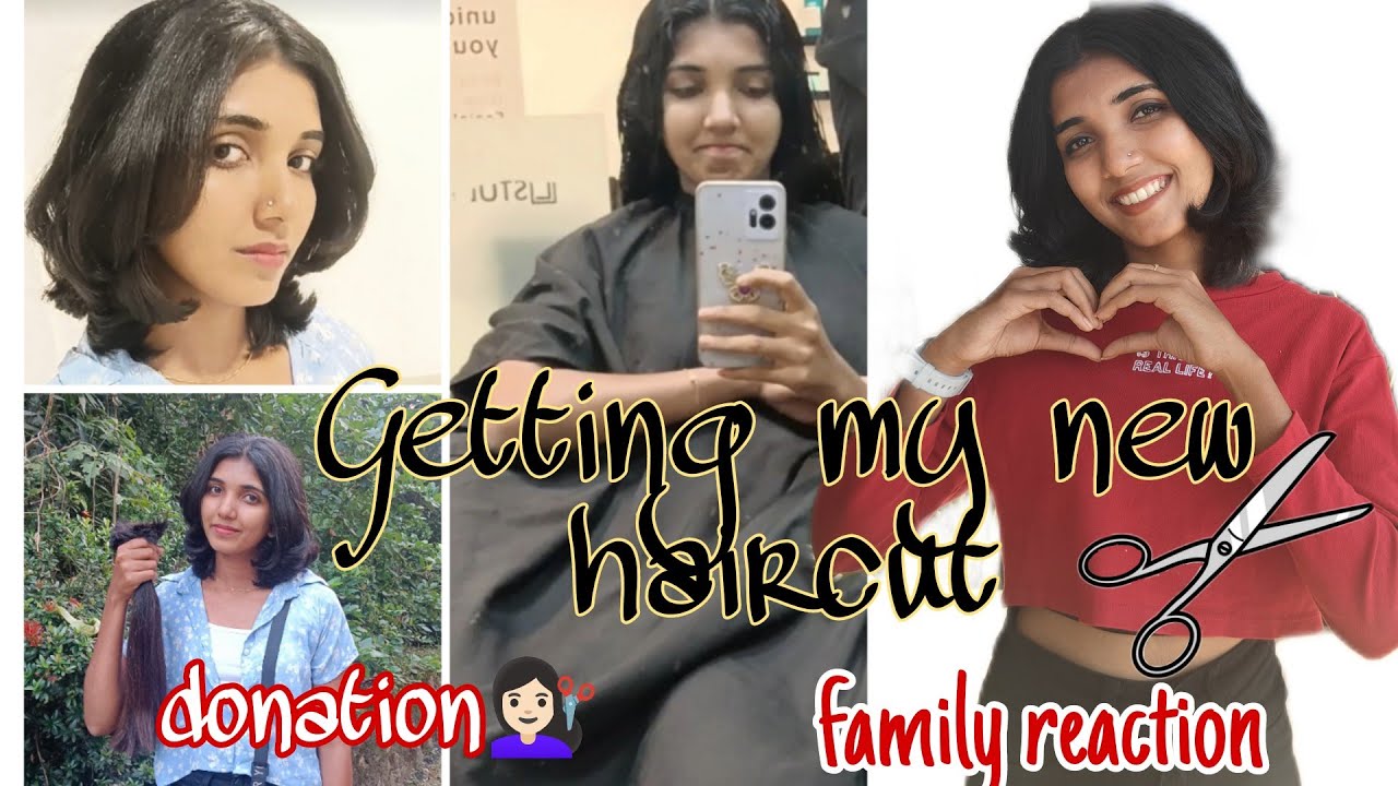 Getting my new hair cut💇🏻‍♀️🫢 #vlog #malayalam #fashion #shorthaircut #hairstyle #haircut #viral