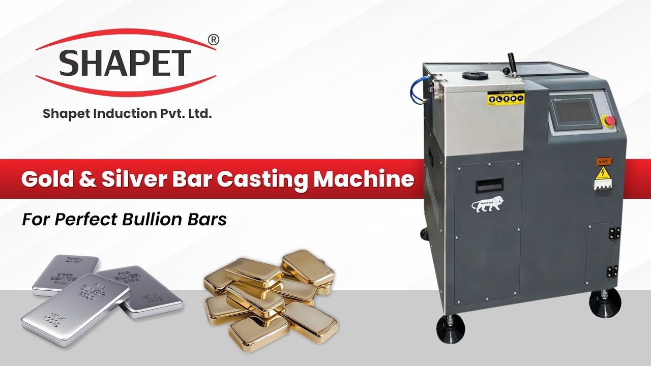 Next-Gen Gold & Silver Bar Casting Machine I Perfect Finish