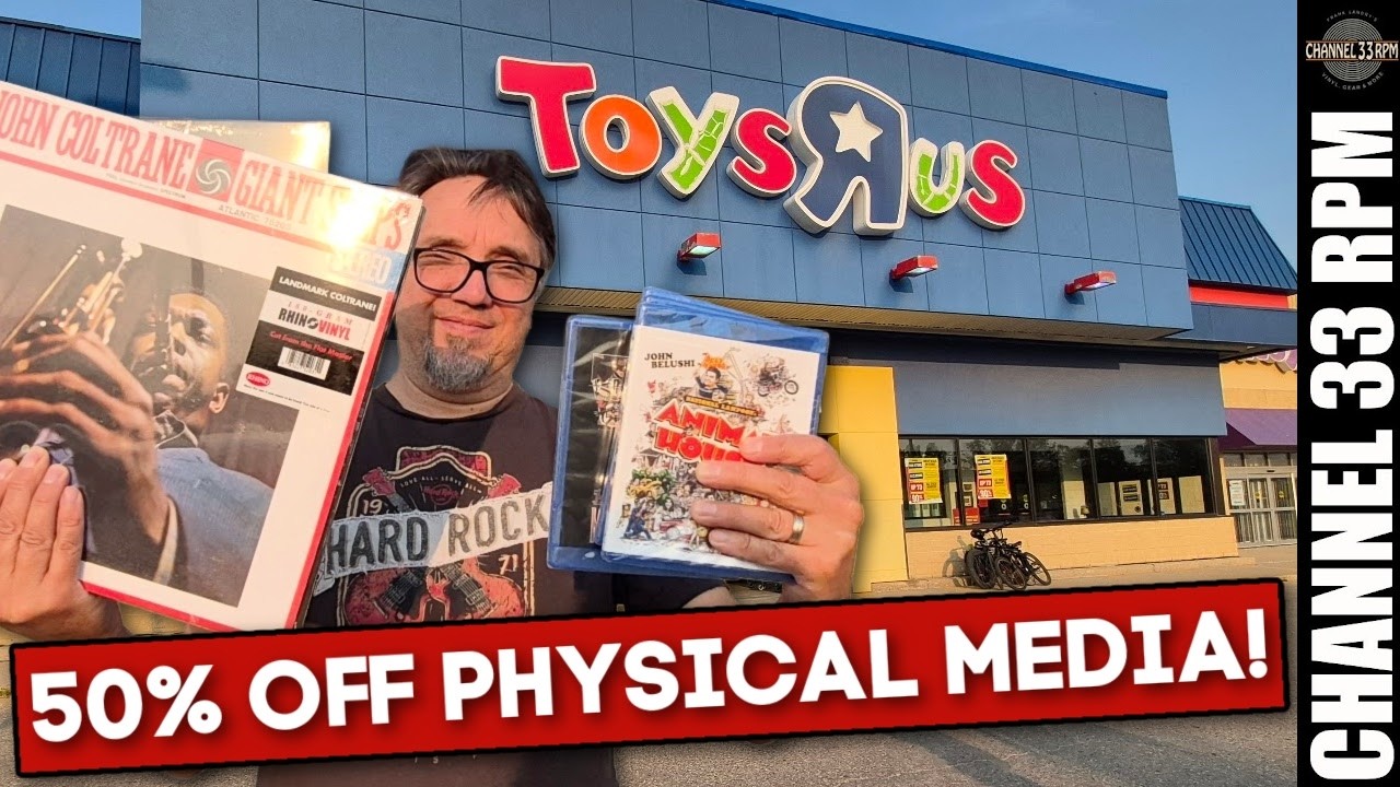 VINYL & MOVIE HAUL - half off physical media at Toys R Us!