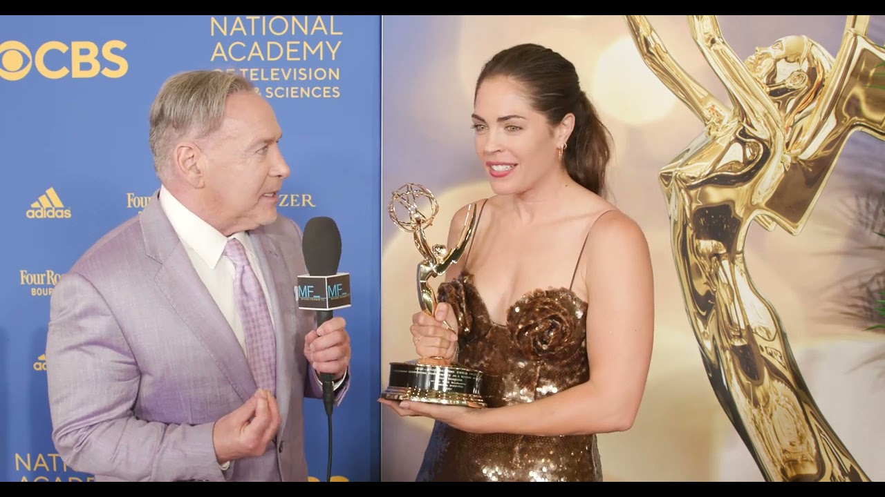 Kelly Thiebaud Interview -  General Hospital -  Outstanding Supporting Actress - 49th Daytime Emmys
