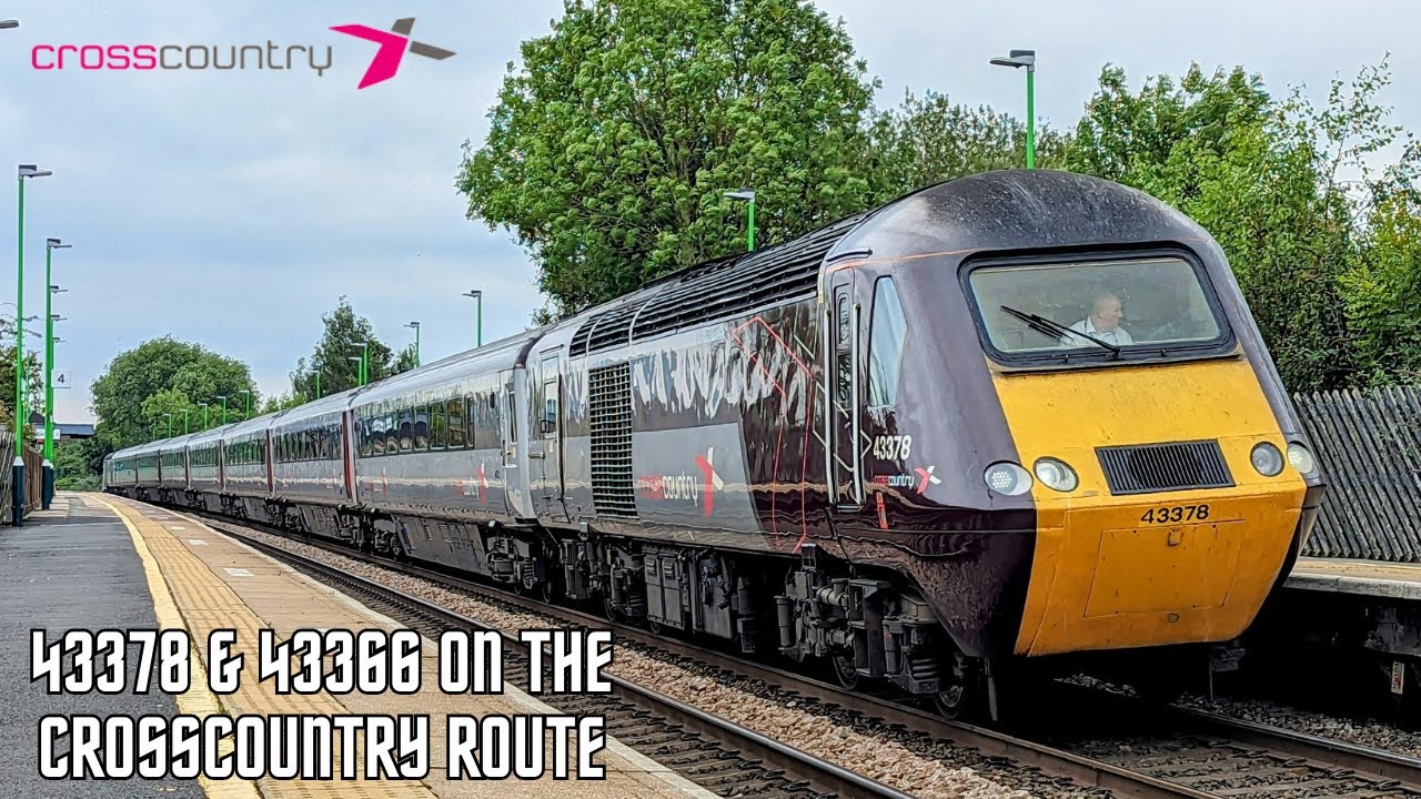 43378 & 43366 on the Crosscountry Route 18/08/23