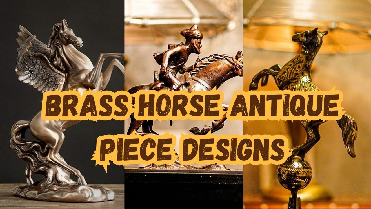 Brass Horse Antique Piece Designs| Brass Horse Statue Designs For Home Decor | Brass Horse Showpiece
