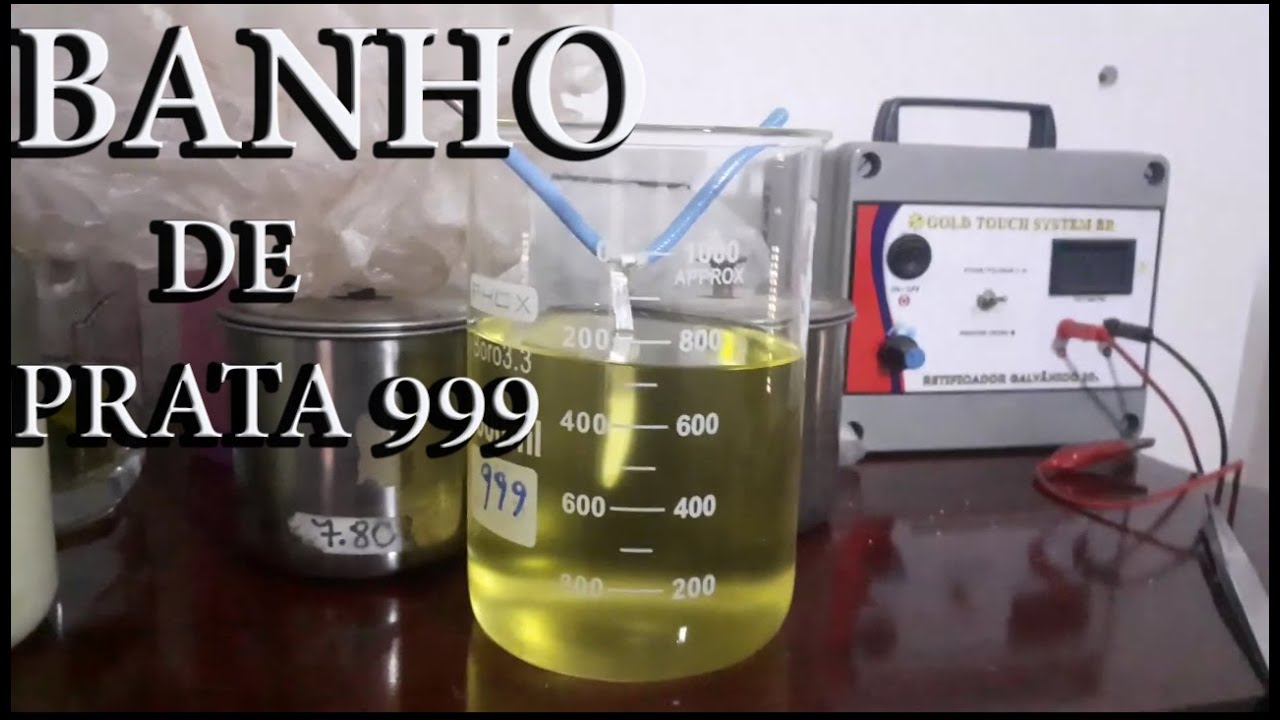 Banho de Prata 999 #Ourives