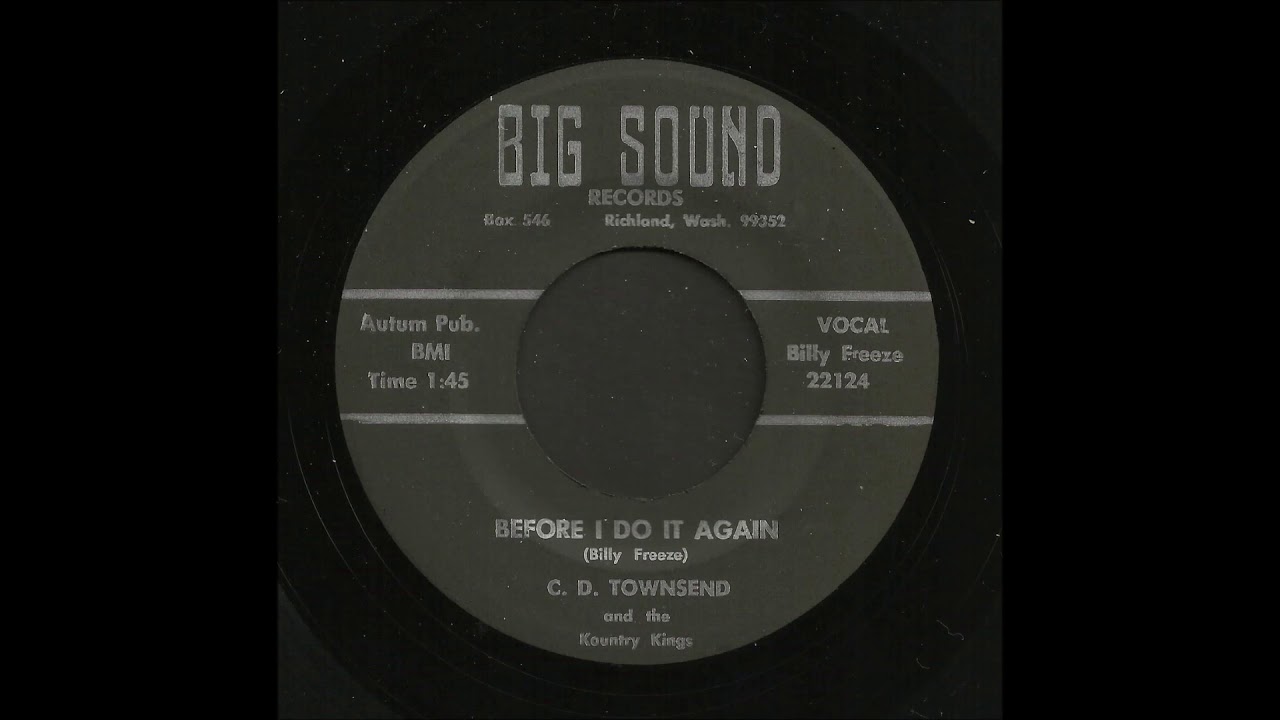 C.D. Townsend - Before I Do It Again - Country Bop 45
