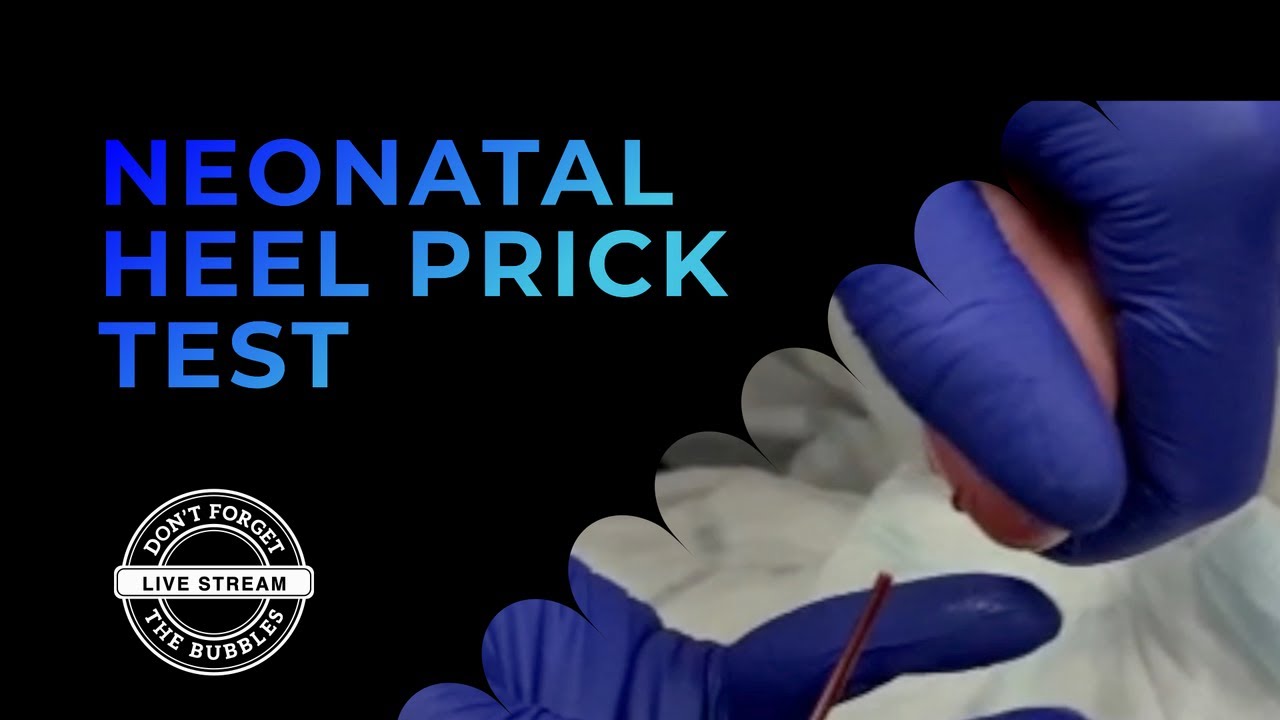Neonatal heel prick test - blood capillary sampling