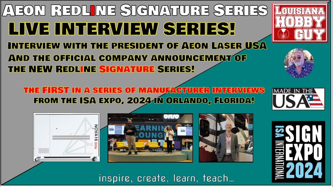 ℹ️ Интервью ISA 2024, часть 1, Интервью Aeon Laser USA #AeonRedline