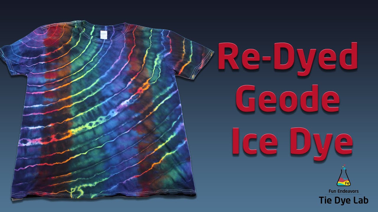 Tie Dye Designs: Re-dyed Rainbow [Muck Ice Dye]