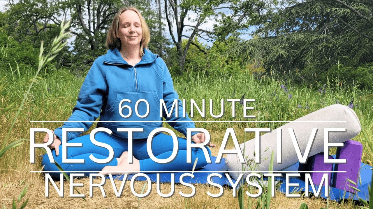 Restorative Yoga for Digestion & Deep Nervous System Reset | YWM 730