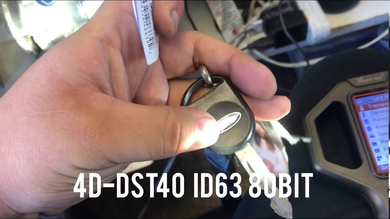 CLONING FORD KEY 4D-DST40 ID63 80BIT  (VVDI KEY TOOL)