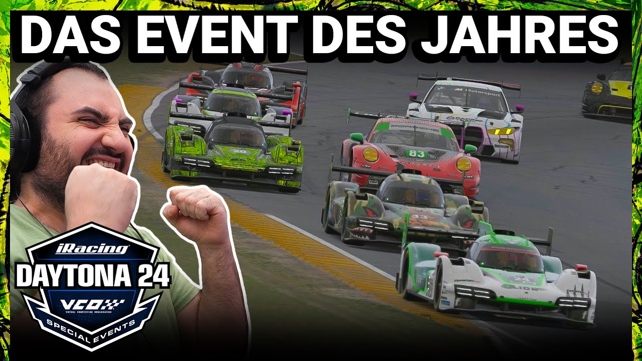 Der Start in die 24h Daytona in iRacing 2026 😍