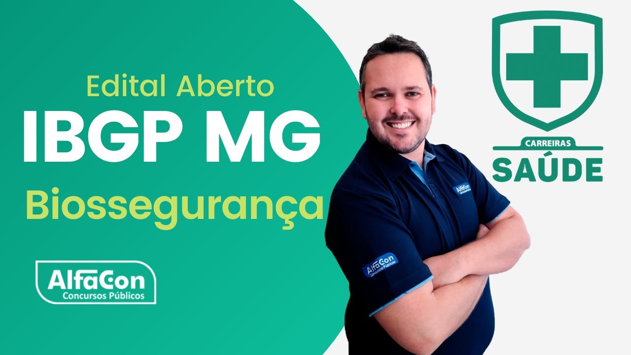 Concurso IBGP - Instituto Brasileiro de Gestão e Pesquisa MG - Enfermeiro - Aula de Biossegurança
