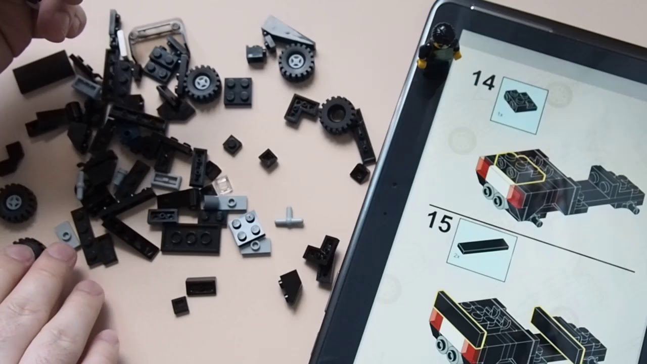 Lego MOC Racing SUV, PDF building instructions
