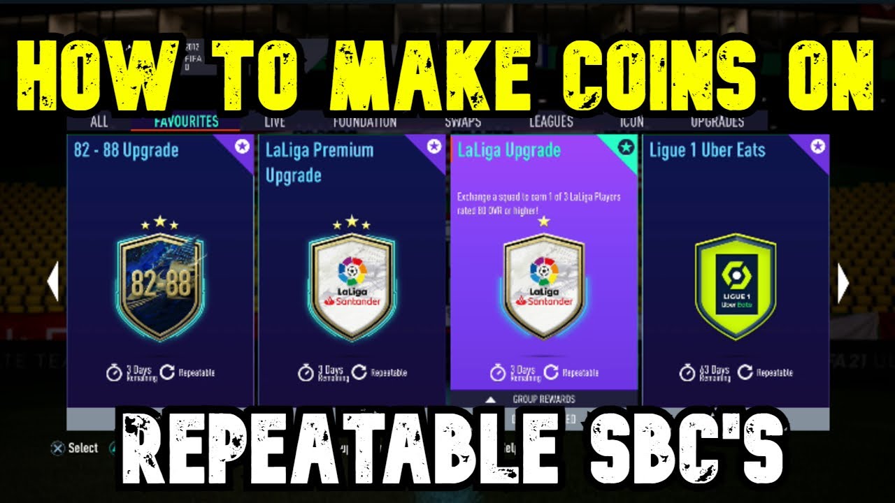 HOW TO MAKE COINS ON REPEATABLE SBC'S! #FIFA21 Ultimate Team