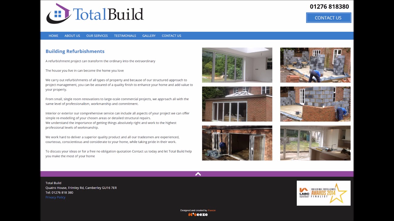 Total Build Mark Groves - Refurbishments