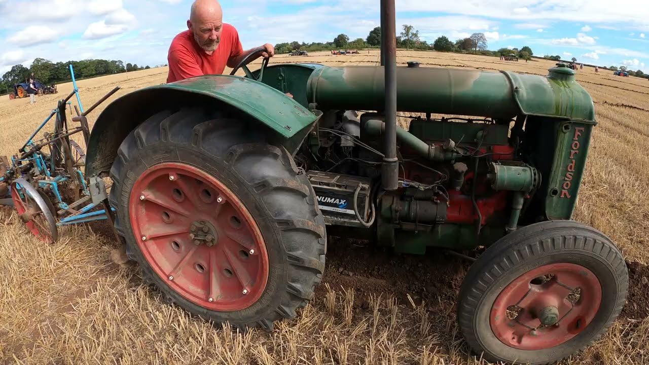 1940 Fordson Model N P4.270 4.4 Litre 4-Cyl Diesel Tractor (62HP) with Ransomes Plough Ivanhoe 2025