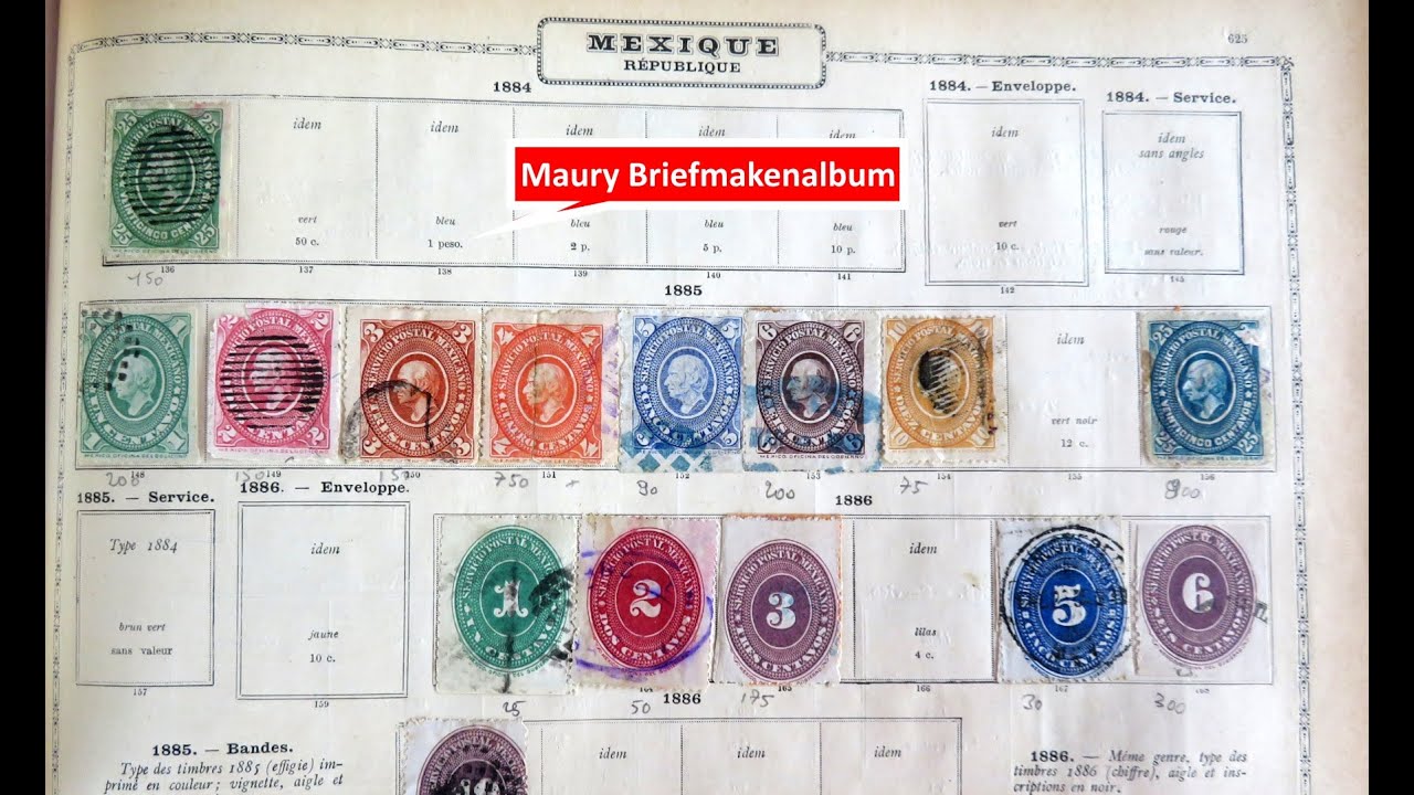 Briefmarken wertvoll? Schatzsuche in Dieters Maury Klassik Briefmakenalbum