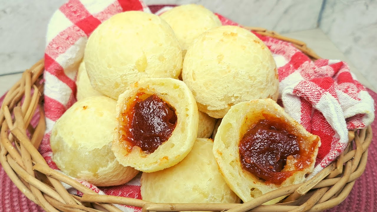 PÃO DE QUEIJO COM GOIABADA SUPER FÁCIL | NOSSA COZINHA