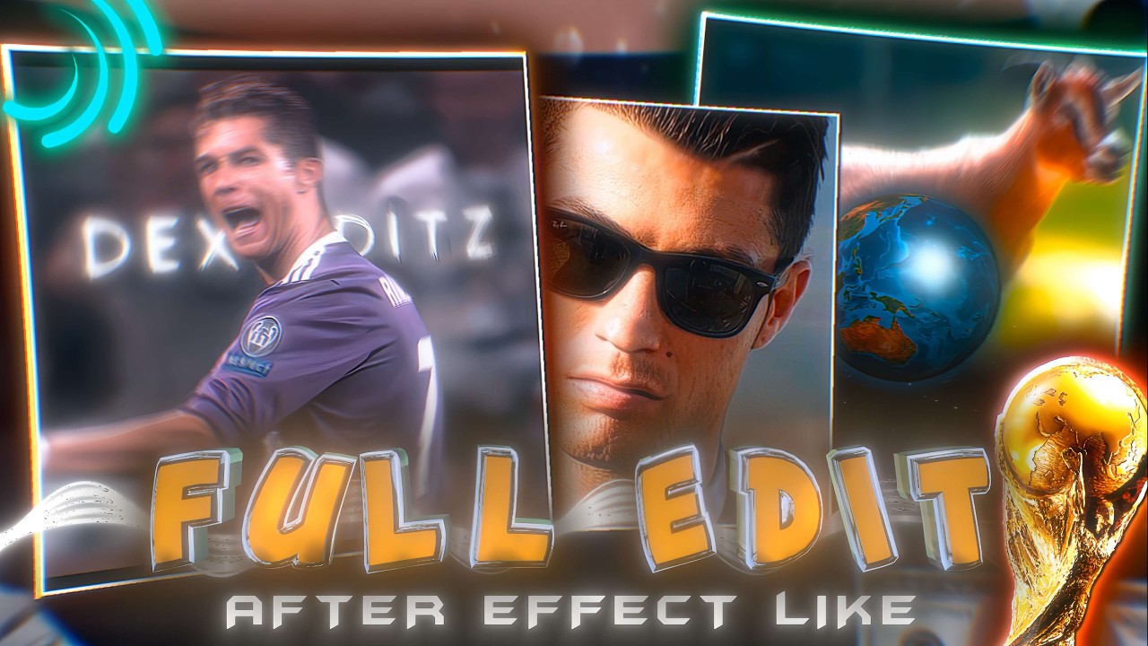 AE Like Full Ronaldo Edit | Alight Motion | Football  Edit