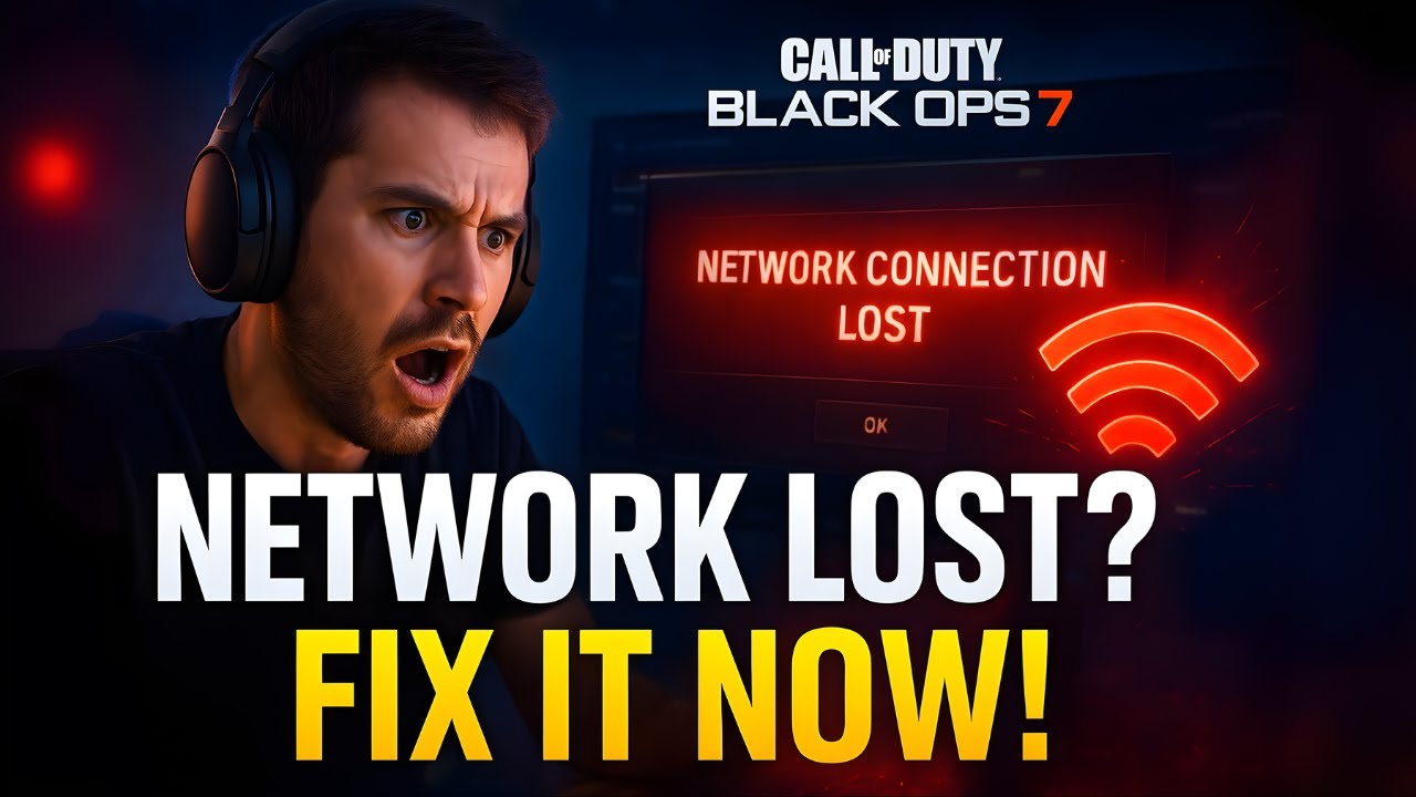 Black Ops 7 Network Connection Lost? FIX Lobby Disconnects & Server Dropouts Instantly