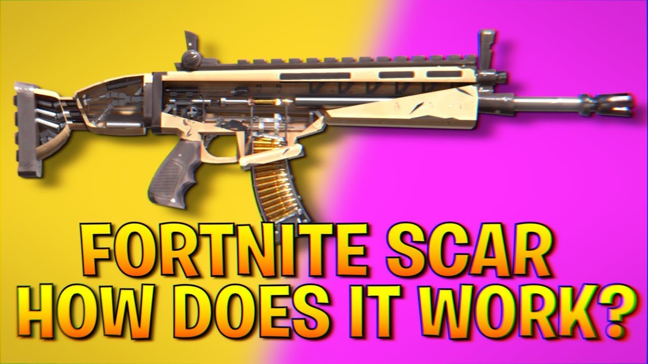 How does the FORTNITE SCAR ASSAULT RIFLE work?