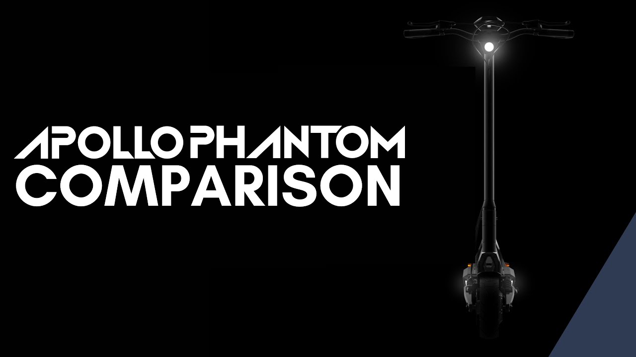Building the Perfect Electric Scooter: APOLLO PHANTOM COMPARISON