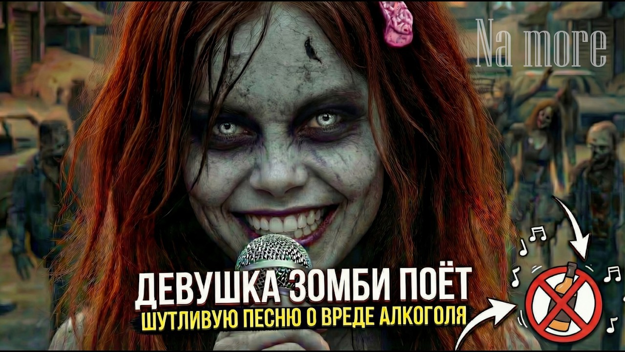 Шуточная песня о зомби и вреде алкоголя. Na more. Когда ты выпьешь... 