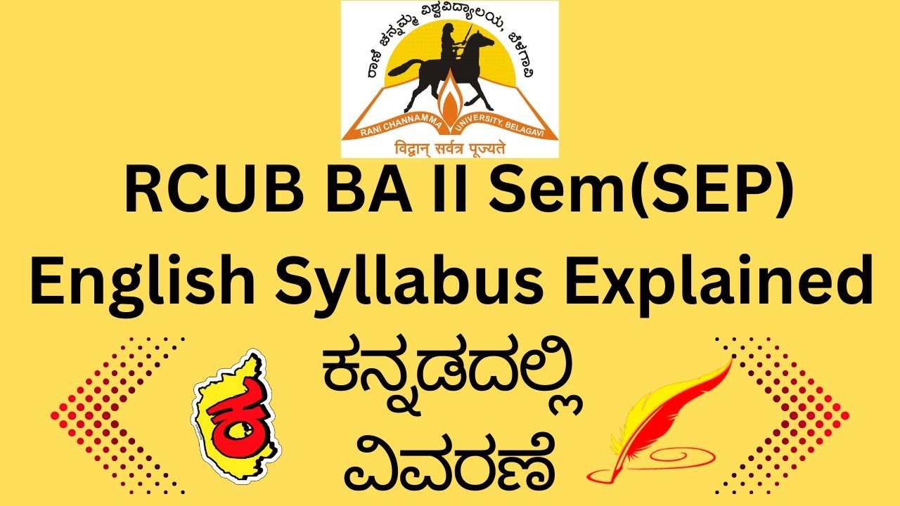 BA II Sem SEP Basic English syllabus explained #bscicenglish #rcubenglish #basyllabus #sepsyllabus