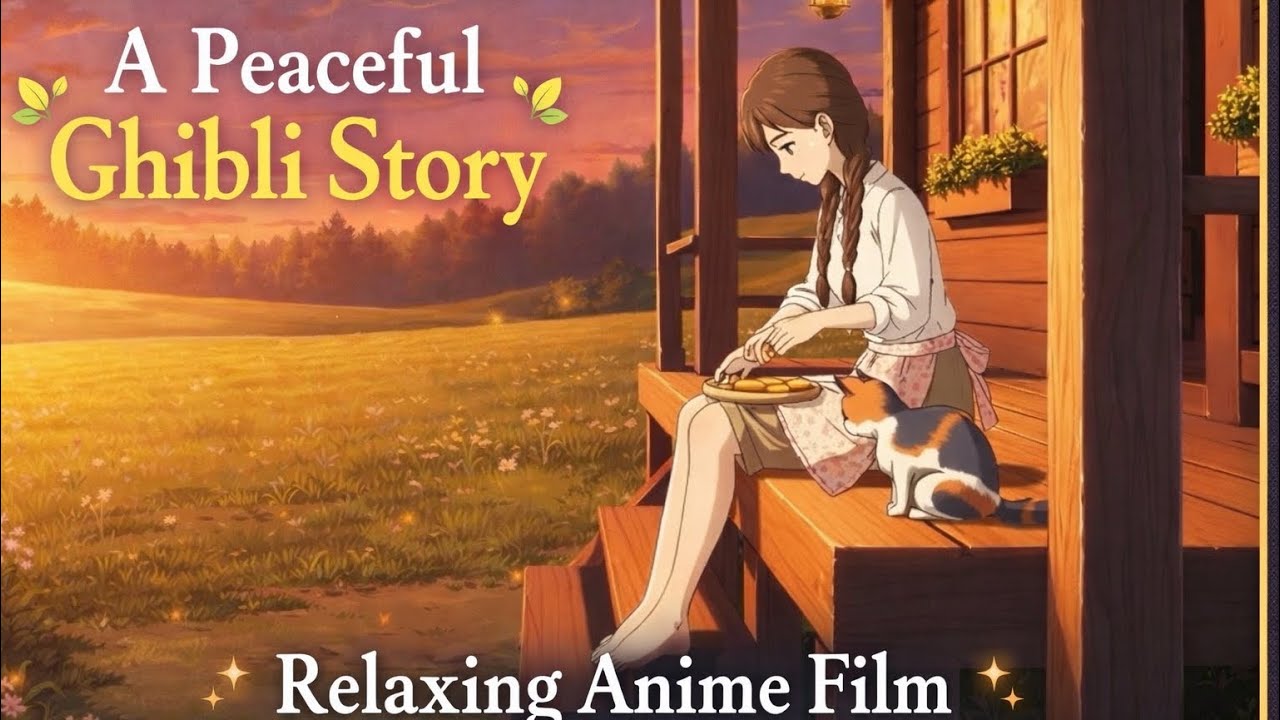 A Peaceful Ghibli-Style Animation Story 🌿 | Relaxing Anime Short Film