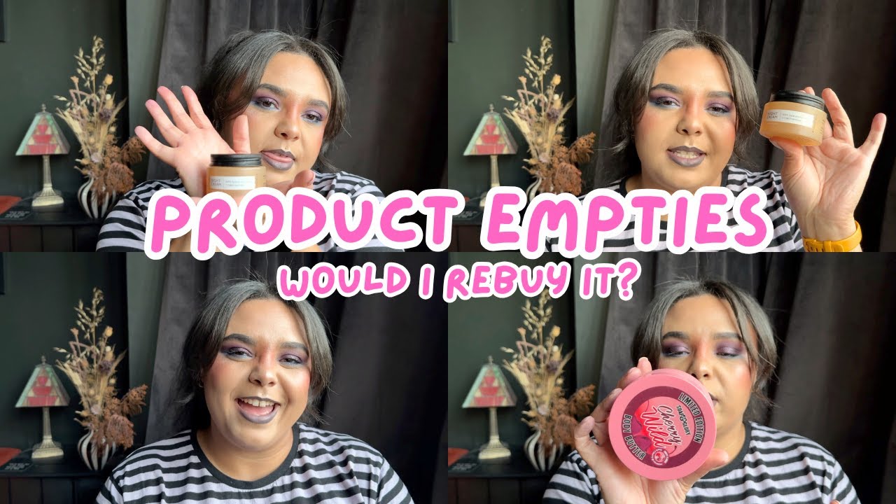 2025 Beauty Empties Q3 | Quarterly empties review 20 items inc. makeup, skincare and more
