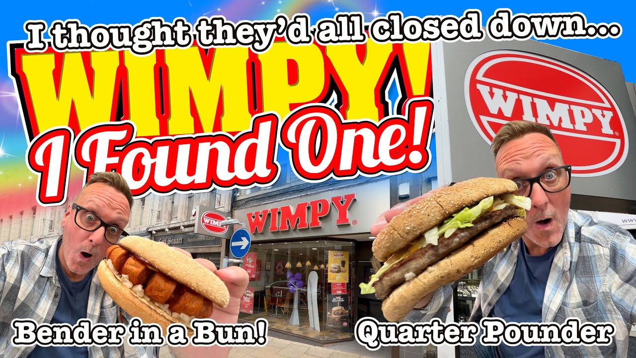 ЕМ четвертьфунтовый батончик WIMPY и булочку BENDER в булочке! (Я думал, что WIMPY закрыли, когда...